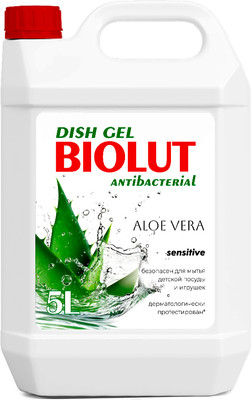 Средство для мытья посуды Biolut с антибактериальным эффектом (5л)