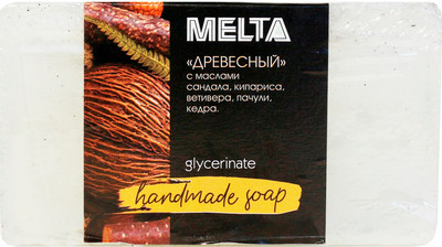 Мыло твердое Melta Бленд Древесный (100г)