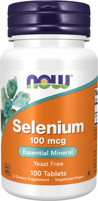 Минерал NOW Selenium 100mcg (100таблеток)