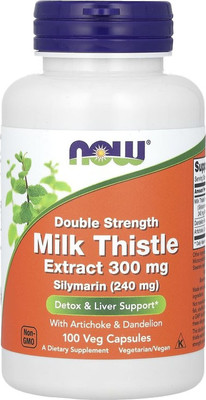 Пищевая добавка NOW Silymarin Milk Thistle Extract 300mg (50капсул)