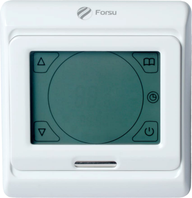 Терморегулятор для теплого пола Forsu Е91.716 3.5kW (белый)