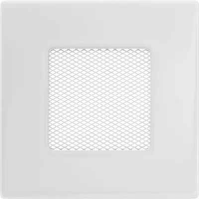 Решетка вентиляционная для камина Kratki B 11х11 (белый)