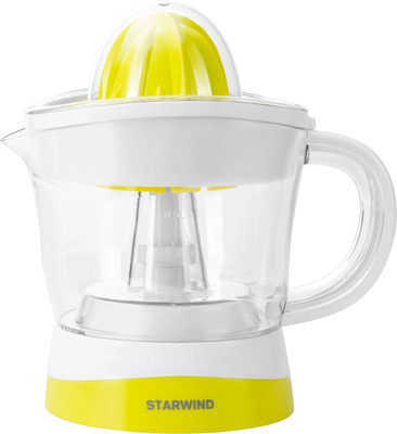 Соковыжималка электрическая StarWind SJ1121 (желтый/прозрачный)