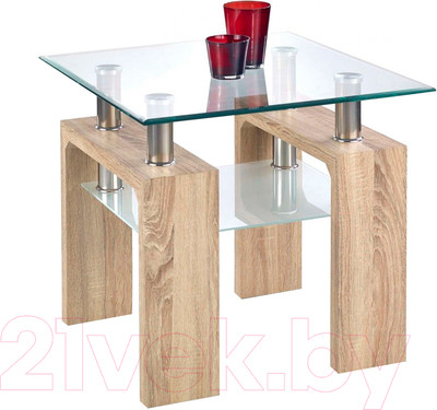 Журнальный столик Halmar Diana H Kwadrat (дуб сонома)