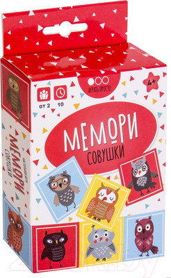 Настольная игра Muravey Games Мемори Совушки / ТК007