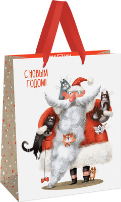 Пакет подарочный Meshu Father Frost / MS_61650