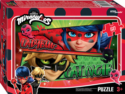Пазл Step Puzzle Леди Баг и Супер-Кот / 81255 (60эл)