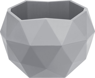Кашпо La Decoro Топаз / КШ-9641 (серый жемчуг)