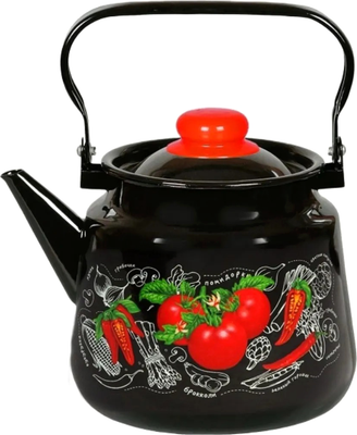 Чайник СтальЭмаль Помидорки 1с26с