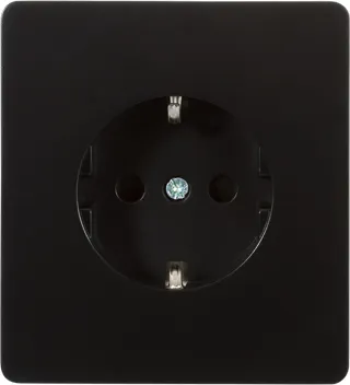 Розетка Kranz Round KR-78-0701-3 (оникс)