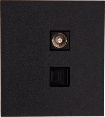 Розетка Kranz Strong KR-78-0722-5 (антрацит)