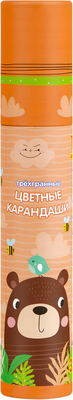 Набор цветных карандашей Мульти-пульти Друзья енота / CP_54163 (12цв)