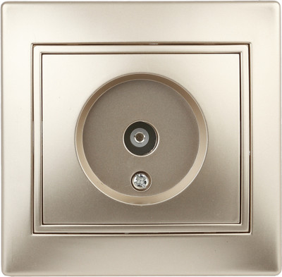 Розетка INTRO Plano 1-301-04 / Б0030079 (шампань)