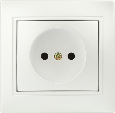 Розетка INTRO Plano 1-201-06 / Б0053869 (перламутр)