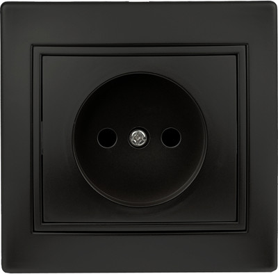 Розетка INTRO Plano 1-201-05 / Б0053867 (антрацит)
