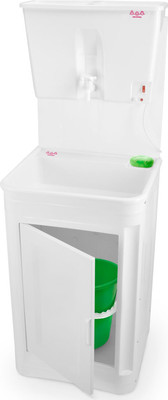 Умывальник для дачи Мастерица ЭВБО-17 с ЭВН (с пластиковой тумбой)