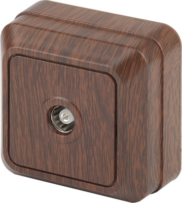 Розетка INTRO Quadro 2-301-10 / Б0030127 (венге)