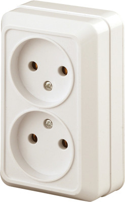 Розетка INTRO Quadro 2-203-02 / Б0053794 (слоновая кость)