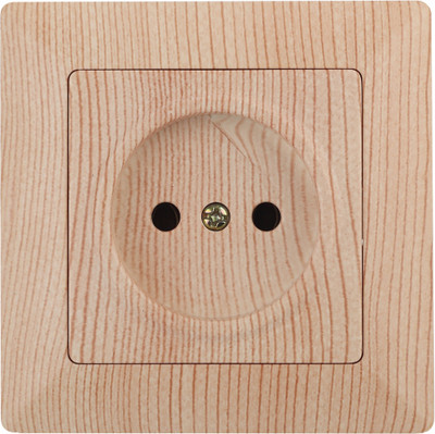 Розетка INTRO Solo 4-201-11 / Б0053648 (сосна)