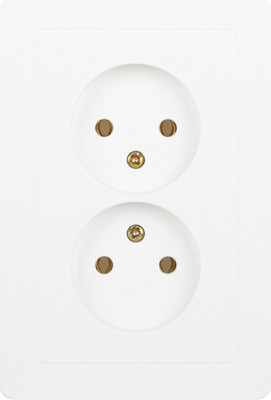 Розетка INTRO Style 7-204-01 / Б0060641 (белый)