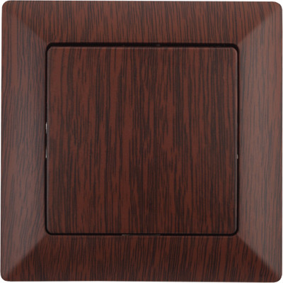 Выключатель INTRO Solo 4-101-10 / Б0053553 (венге)