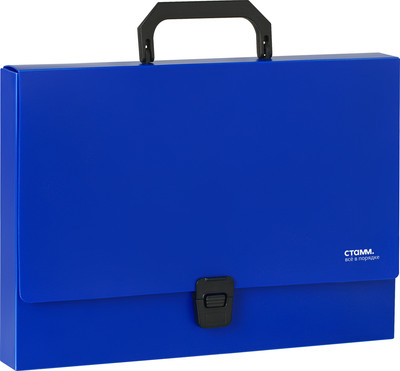 Папка-портфель Стамм Стандарт / ММ-30897 (синий)