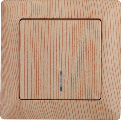 Выключатель INTRO Solo 4-102-11 / Б0053572 (сосна)