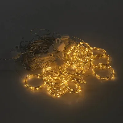 Светодиодная гирлянда Neon-Night Дождь из росы 315-996 (6x3м, теплый белый)
