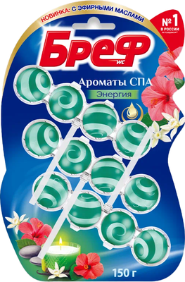 Чистящее средство для унитаза Бреф Ароматы СПА Энергия (3x50г)