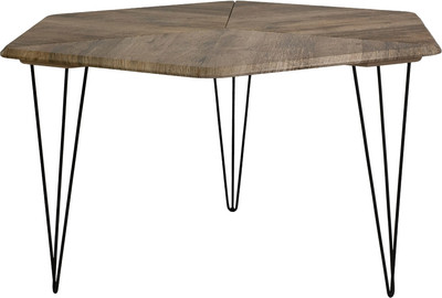 Журнальный столик Мебелик BeautyStyle 23 (дуб крымский состаренный/черный)