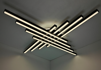 Потолочный светильник Mirastyle XL-60034/8+1 BK