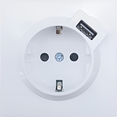 Розетка Lezard Zima 704-0288-181 (белый)