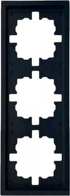 Рамка для выключателей и розеток Lezard Zima 704-4200-148 (черный бархат)
