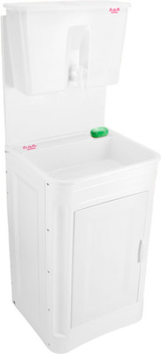 Умывальник для дачи Мастерица WK-17Р без ЭВН (с пластиковой тумбой)