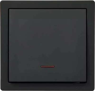 Выключатель Lezard Leto 752-4200-111 (черный бархат)