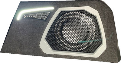 Корпус для сабвуфера Драйв Stels Haval F7 10" гриль и подсветка винил