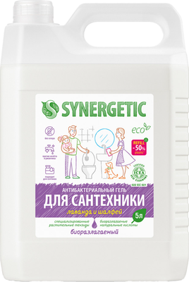 Чистящее средство для ванной комнаты Synergetic Сказочная чистота для сантехники (5л)