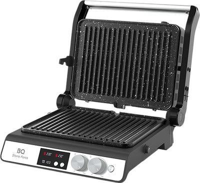 Электрогриль BQ GR3002 (черный/сталь)