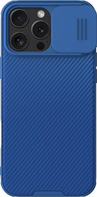 Чехол-накладка Nillkin CamShield Pro для iPhone 16 Pro (синий)