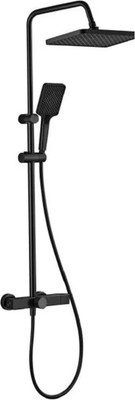 Душевая система Ekko E2512-7 (черный матовый)