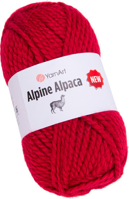 Пряжа для вязания Yarnart Alpine Alpaca 20% альпака, 20% шерсть, 60% акрил / 1434 (120м, бордовый)