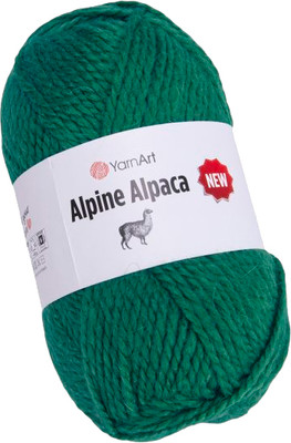 Пряжа для вязания Yarnart Alpine Alpaca 20% альпака, 20% шерсть, 60% акрил / 449 (120м, темно-зеленый)