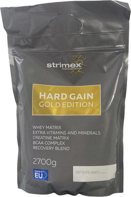 Гейнер Strimex Hard Gain Gold Edition (2.7кг, клубника)