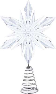 Верхушка для елки Gisela Graham Winter Tales. Снежинка-звезда / 34825