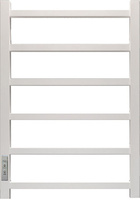 Полотенцесушитель электрический GRANULA Квадро 50x80 (терморегулятор с таймером слева, белый глянец)