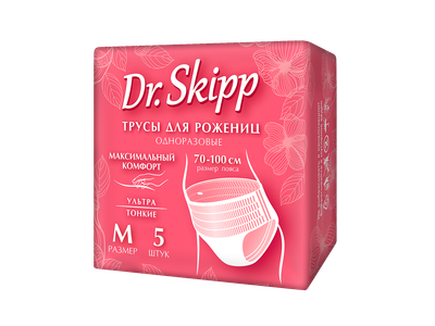 Трусы послеродовые Dr.Skipp MP р.М (5шт)