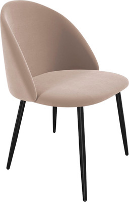Стул Sheffilton SHT-ST35/S129  (латте/черный муар/металл)