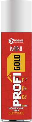 Пена монтажная Новые Технологии Profigold Mini бытовая (650мл)