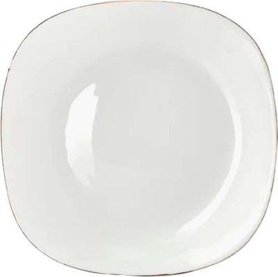 Тарелка закусочная (десертная) ROYAL GARDEN Square Classic Gold RG-C0039