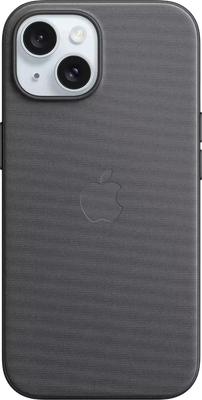 Чехол-накладка Apple FineWoven Case w/MagSafe для iPhone 15 Black / MT393ZM/A